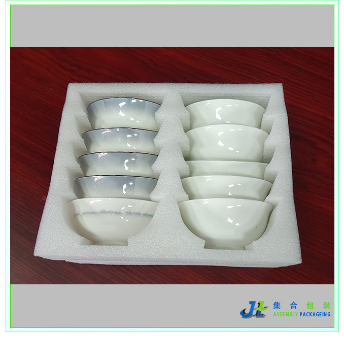珍珠棉陶瓷包装,稳固可靠,抵抗运输途中颠簸